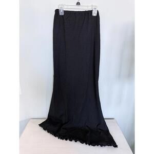 Black Hem Maxi Skirt Size M